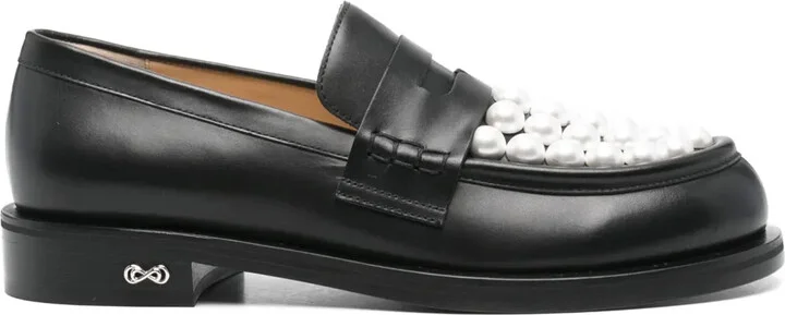 Logo-Plaque Loafers