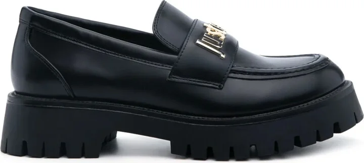 Logo-Plaque Loafers