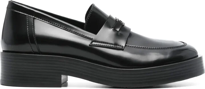 Logo-Plaque Loafers