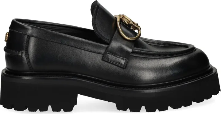Logo-Plaque Loafers