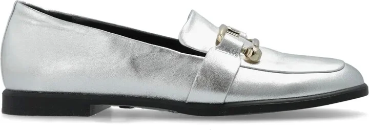 Logo Plaque Loafers