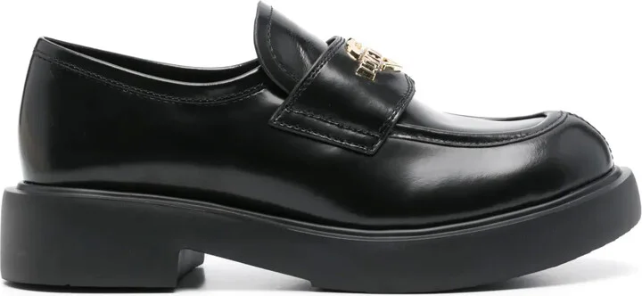 Logo-Plaque Loafers