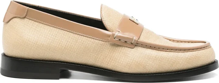 Logo-Plaque Loafers