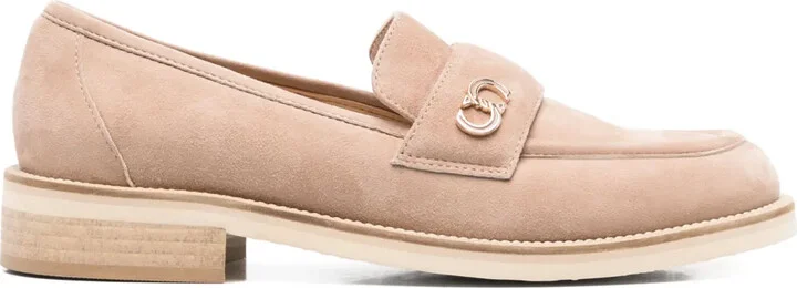 Logo-Plaque Loafers