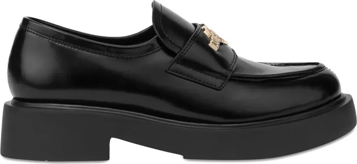 Logo-Plaque Loafers