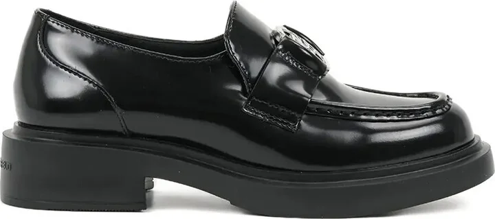 Logo-Plaque Loafers