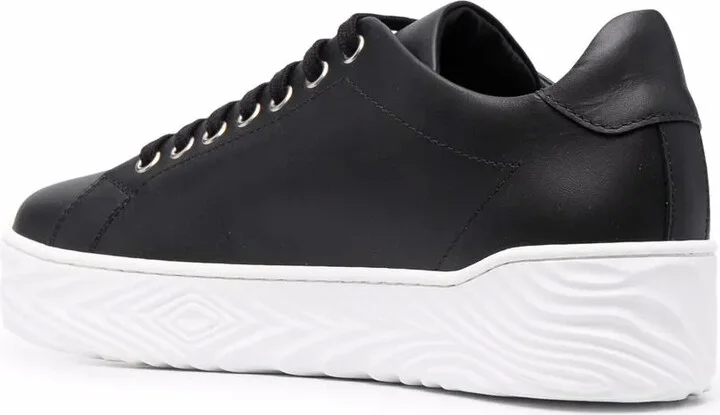 Logo-Plaque Low-Top Sneakers - Image 3