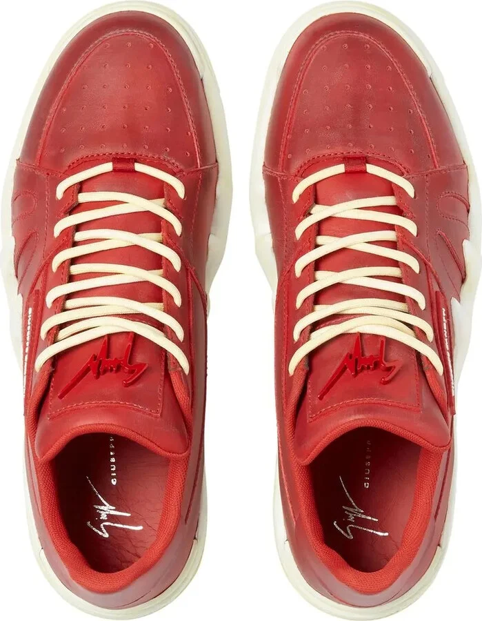Logo-Plaque Low-Top Sneakers - Image 4