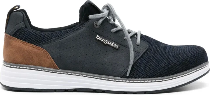 Logo-Plaque Mesh Sneakers