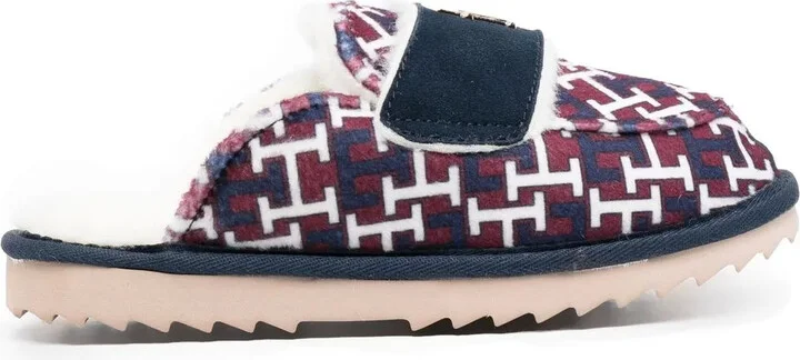 Logo-Plaque Mule Slippers