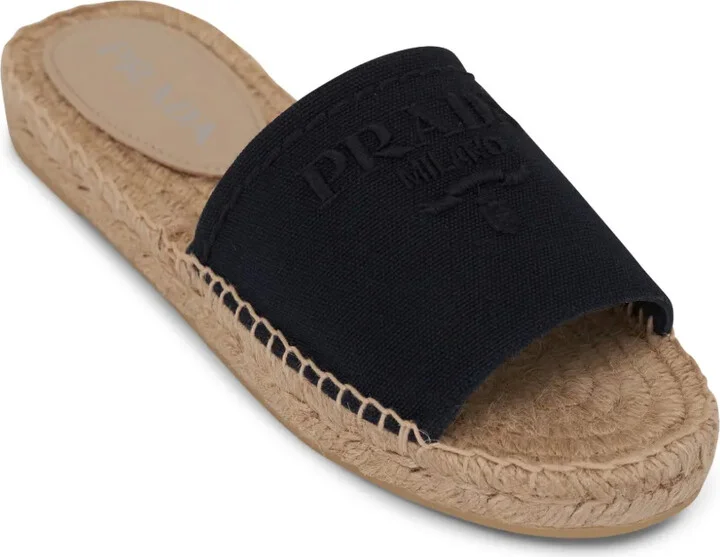 Logo-Plaque Open-Toe Espadrilles - Image 2