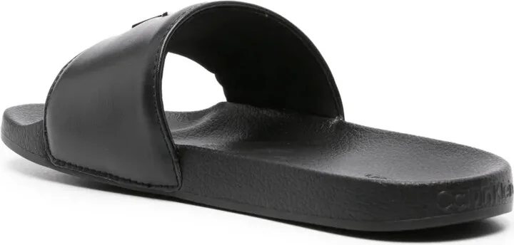 Logo-Plaque Open-Toe Slides - Image 3