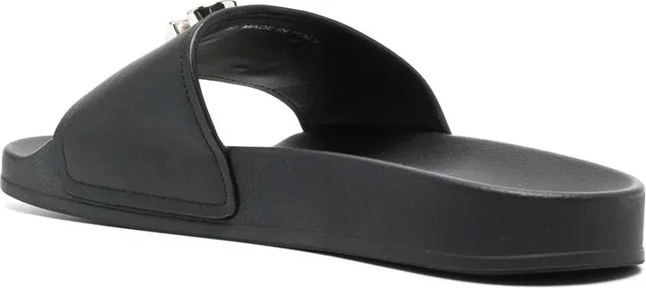 Logo-Plaque Open-Toe Slides - Image 3