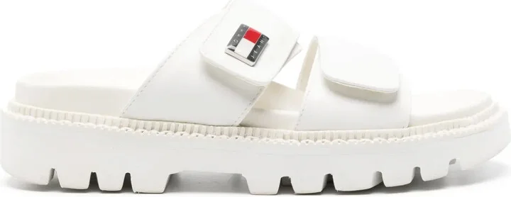 Logo-Plaque Padded Sandals