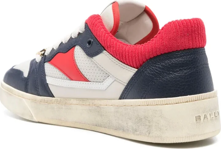 Logo-Plaque Panelled Sneakers - Image 3