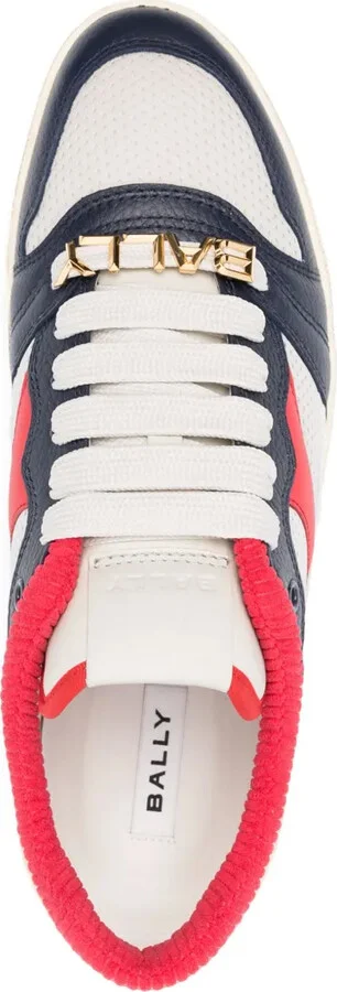 Logo-Plaque Panelled Sneakers - Image 4