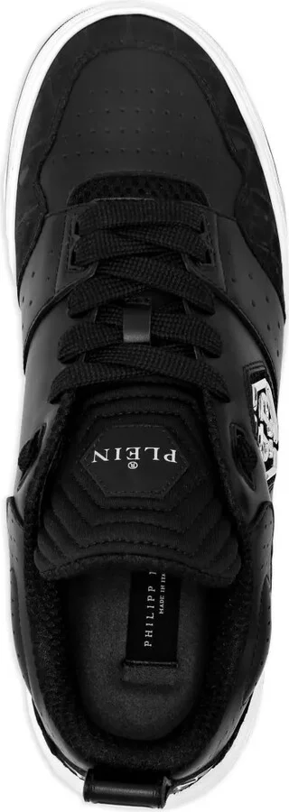 Logo-Plaque Panelled Sneakers - Image 3