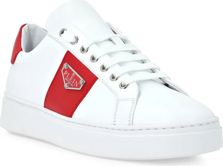 Logo-Plaque Panelled Sneakers - Image 2
