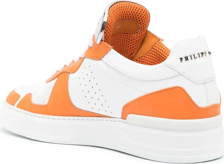 Logo-Plaque Panelled Sneakers - Image 3