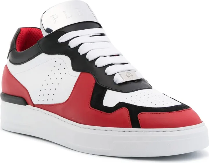 Logo-Plaque Panelled Sneakers - Image 2