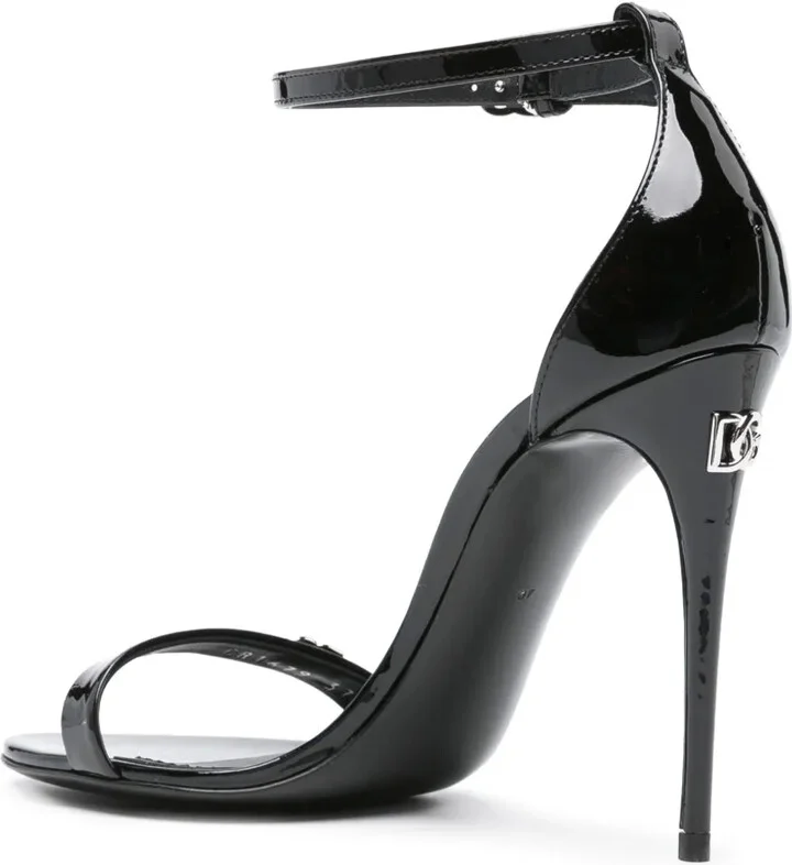 Logo-Plaque Patent Sandals - Image 3