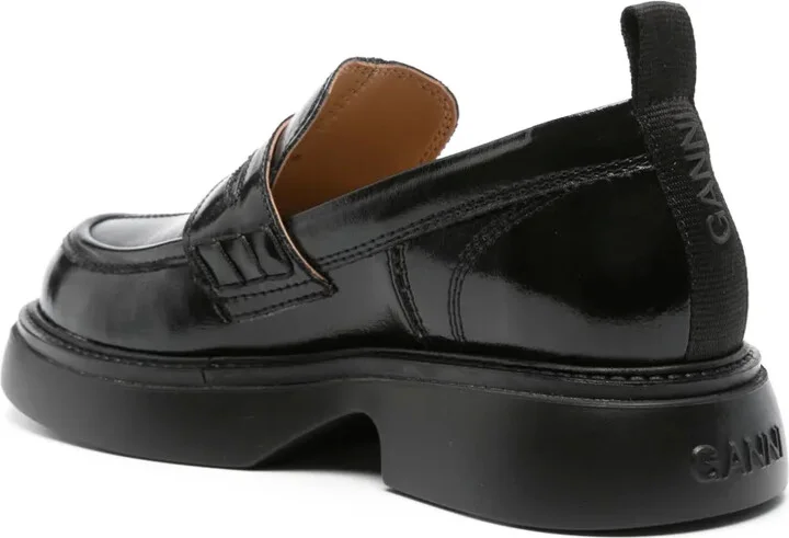Logo-Plaque Platform Loafers - Image 3
