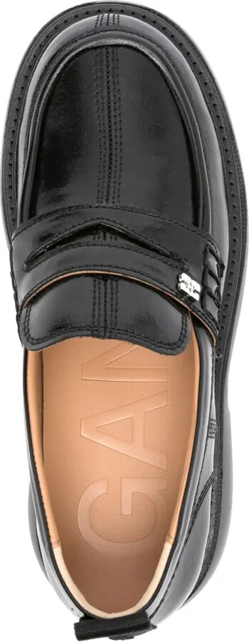 Logo-Plaque Platform Loafers - Image 4