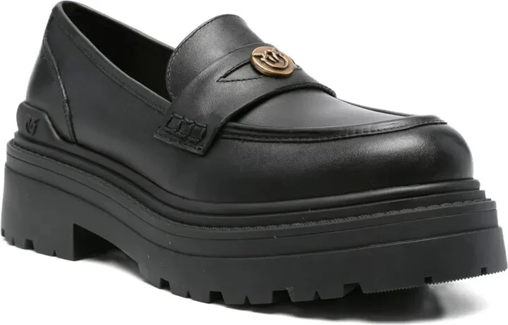 Logo-Plaque Platform Loafers - Image 2