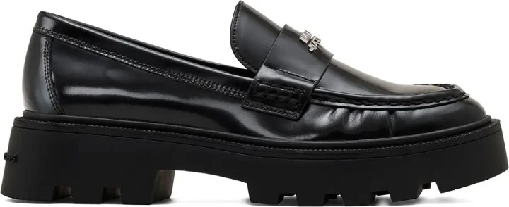 Logo-Plaque Platform Loafers
