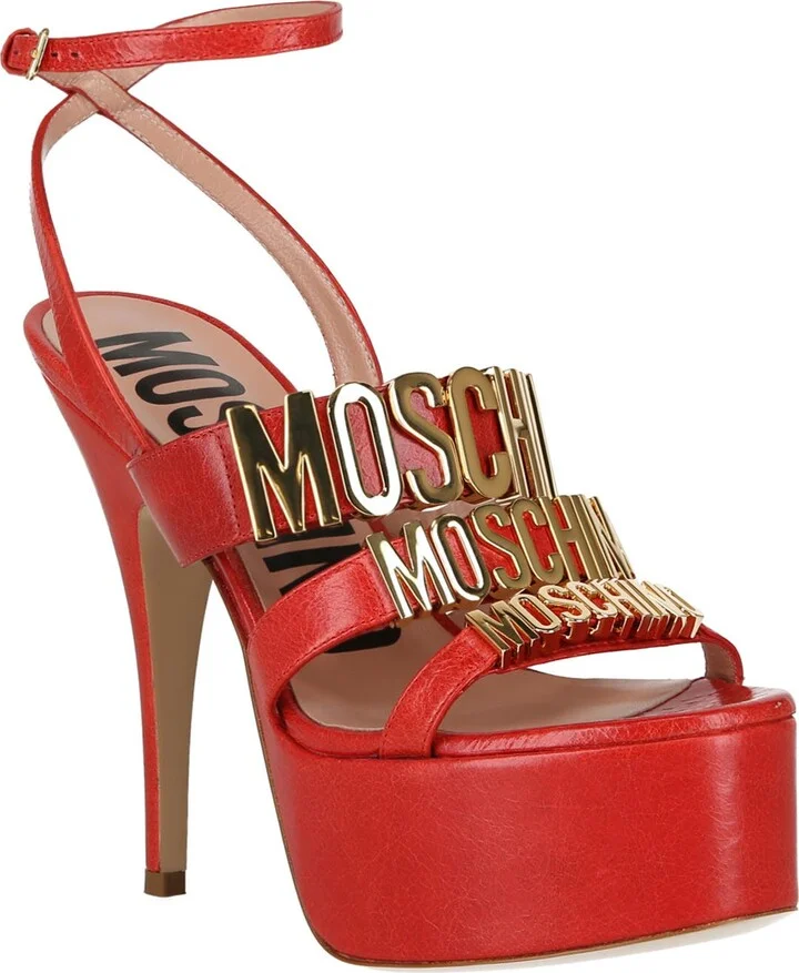 Logo Plaque Platform Sandal