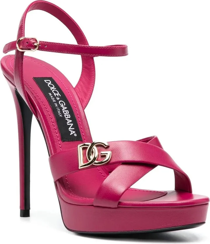 Logo-Plaque Platform Sandals - Image 2