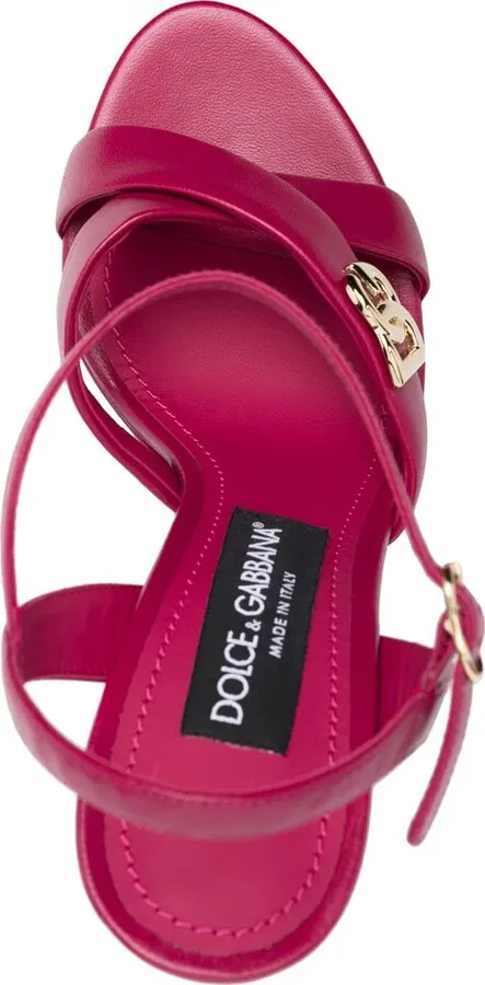 Logo-Plaque Platform Sandals - Image 4