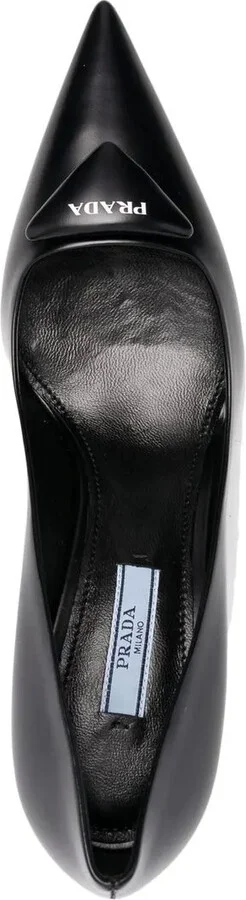 Logo-Plaque Pointed-Toe Pumps - Image 4