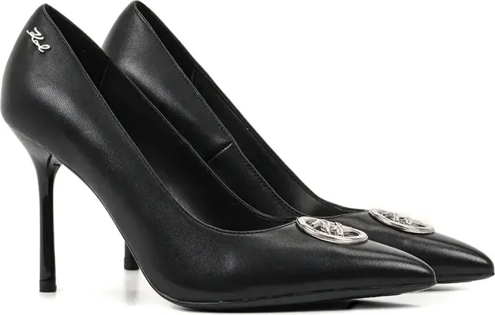 Logo-Plaque Pointed-Toe Pumps - Image 2