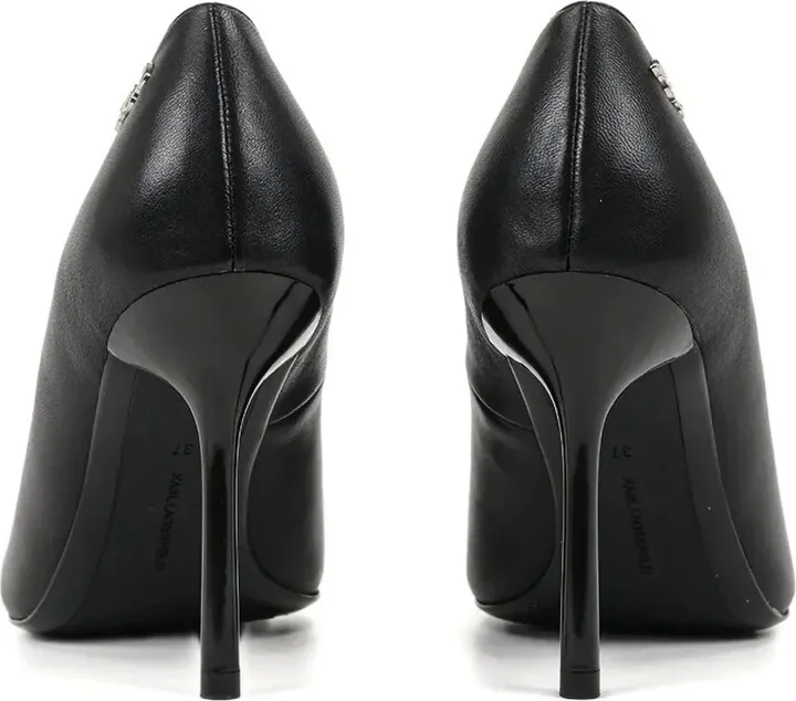 Logo-Plaque Pointed-Toe Pumps - Image 3