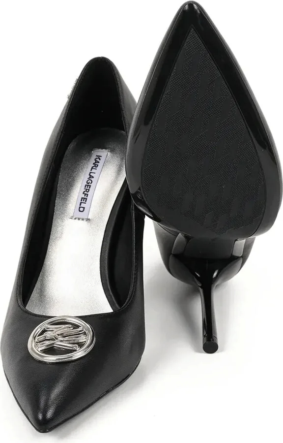 Logo-Plaque Pointed-Toe Pumps - Image 5