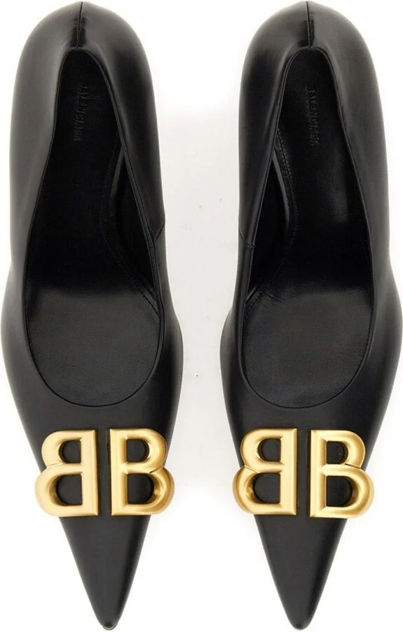 Logo Plaque Pointedtoe Heels - Image 3