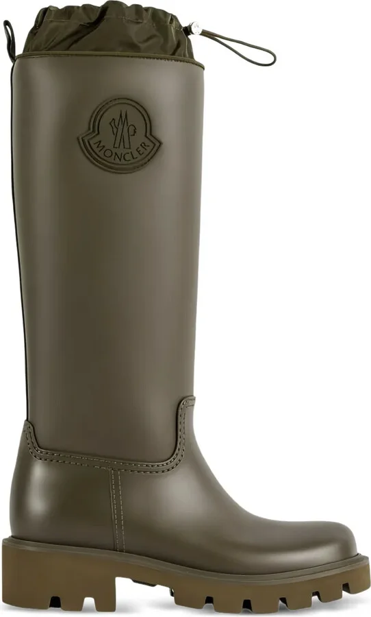Logo-Plaque Pull-Tab Boots