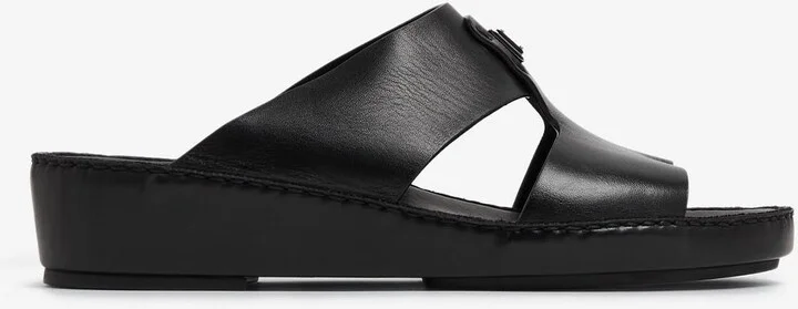 Logo Plaque Sandals