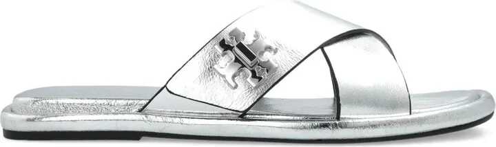 Logo-Plaque Sandals