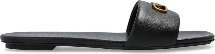 Logo Plaque Sandals