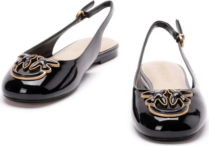 Logo-Plaque Slingback Ballerina Shoes - Image 2