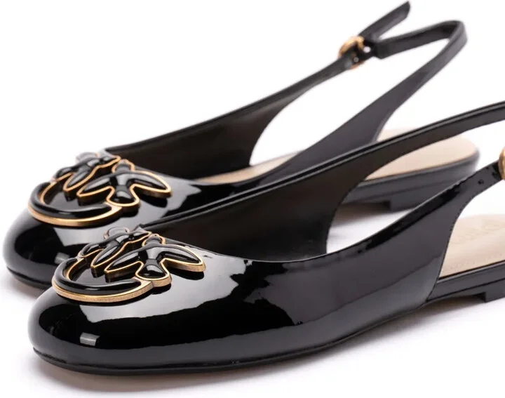 Logo-Plaque Slingback Ballerina Shoes - Image 5