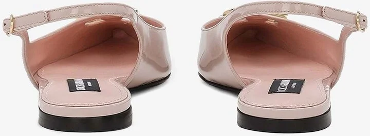 Logo-Plaque Slingback Flats - Image 2