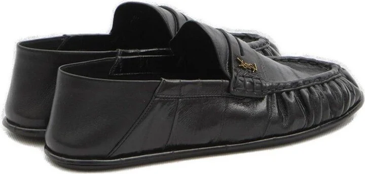 Logo Plaque Slip-on Loafers - Image 2