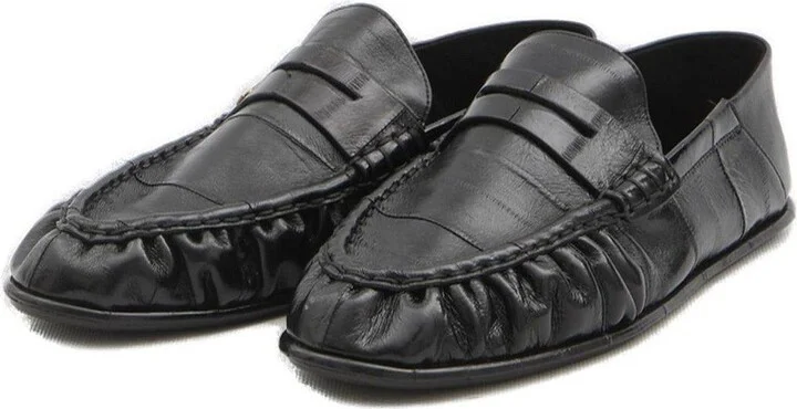 Logo Plaque Slip-on Loafers - Image 3
