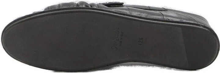 Logo Plaque Slip-on Loafers - Image 4