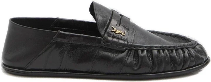 Logo Plaque Slip-on Loafers