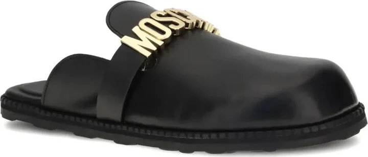 Logo-Plaque Slip-On Mules - Image 2