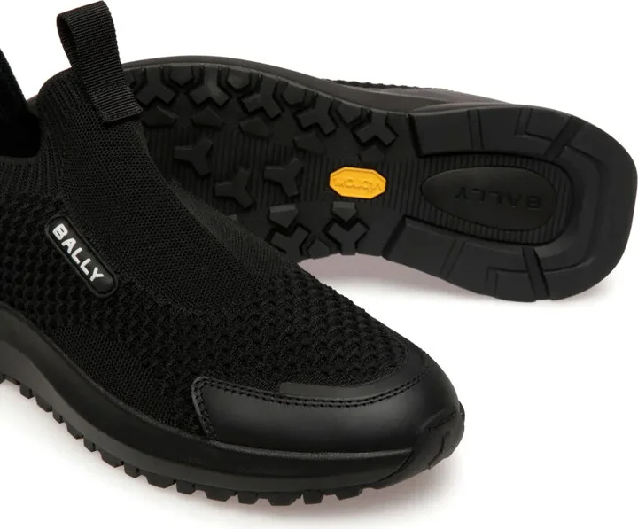 Logo-Plaque Slip-On Sneakers - Image 4